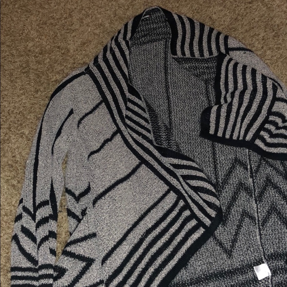 Knit sweater cardigan